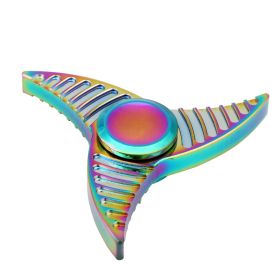 Tri-Spinner Fidget Hand Spinner Camouflage Multi-Color EDC Focus Toys