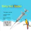 Supply pet toy fiberglass baby bird feeder; feeder set; with syringe needle and hose (20cm)