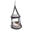 Pet Life Kittyhaus Dual-Lounger Kitty Cat Pillow Hammock Lounge