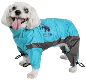 Touchdog Quantum-Ice Full-Bodied Adjustable and 3M Reflective Dog Jacket w/ Blackshark Technology (size: medium)