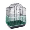 3pcs Receptor Seed Guard Nylon Mesh Bird Parrot Cover Soft Easy Cleaning Nylon Airy Fabric Mesh Bird Cage Cover Seed Catcher Guard