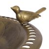 New Design Outdoor Garden Green Pedestal Bird Bath Feeder