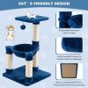 Multi-Level Cat Tower Cat Tree w/Cat Hammock