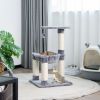 Multi-Level Cat Tower Cat Tree w/Cat Hammock