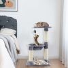 Multi-Level Cat Tower Cat Tree w/Cat Hammock