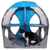 Pet Life Kitty-Play Obstacle Travel Collapsible Soft Folding Pet Cat House