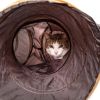 Pet Life 3-Way Kitting-Go-Seek Interactive Collapsible Passage Kitty Cat Tunnel