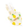 2pcs Parrot Diaper with Bowtie Cute Colorful Fruit Floral Cockatiel Pigeons Small Medium Large Pet Birds Flight Suit Clothes Washable