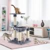 Multi-Level Cat Tower Cat Tree w/Cat Hammock