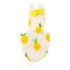 2pcs Parrot Diaper with Bowtie Cute Colorful Fruit Floral Cockatiel Pigeons Small Medium Large Pet Birds Flight Suit Clothes Washable